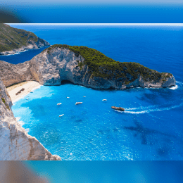 Navagio Beach, Zakynthos, Greece image