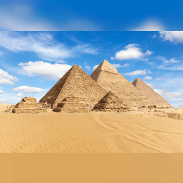 Pyramids of Giza, Egypt image