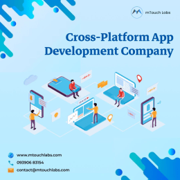 Cross-platform mobile app development image