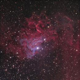 Flaming Star Nebula image