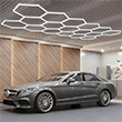 Hexagon Lights Garage For Auto Maintenance Shop image