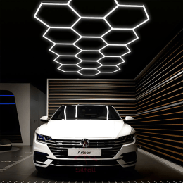 Hexagon LED Garage Lights For Auto Beauty Shop image