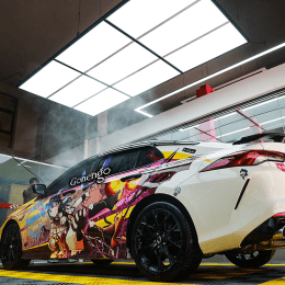 What safety benefits do modern lights in garage? image