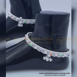 Buy Online Silver Anklets in Jaipur image