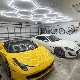 How do modern LED lights support garage goals? image