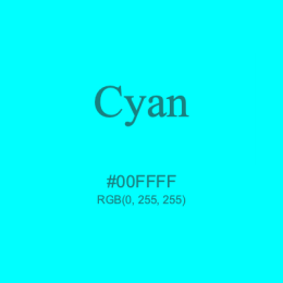 Cyan image