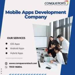 Mobile Apps Development Company|7013196804| Conquerors Tech image