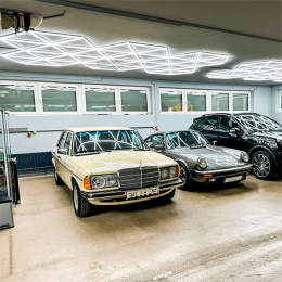 Geometric LED Garage Ceiling Lights image