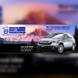 Thurston County Transmission Repair Shop image