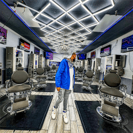 Diamond LED Lights for Barbershop image