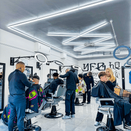 Diamond LED Lights for Barber Shop image