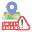 Safety hazards in local area image